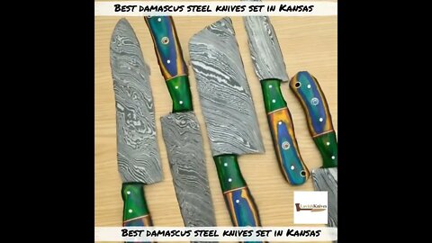 Custom Handmade Kitchen Knives sets #shorts #knives #knife #kansas