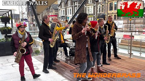 Amazing performance from The Wonderbrass at Churchill Way, Cardiff