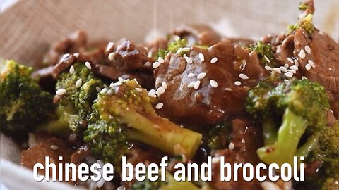 Chinese Beef and Broccoli