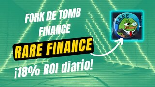 RARE FINANCE español 🤑🤑 gana 18% APR diario