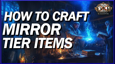 [POE 3.25] How To Synthesize and Make A Mirror Items! A Guide To Synthesizing and Beast Crafting!