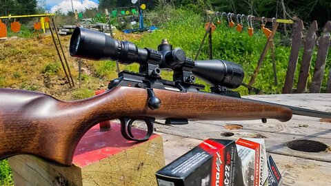 CZ 457 22LR - 100 yard sight in