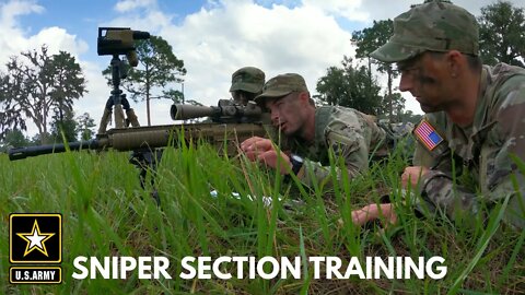 Army National Guard Sniper Section Training