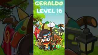 Geraldo Evolution / Bloons TD 6 Hero #Shorts