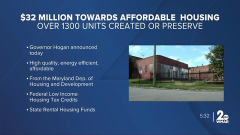 Governor Hogan announces nearly $32 million in affordable rental housing awards