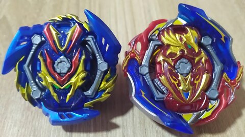 SLASH VALKYRIE .Bl.Pw Retsu vs UNION ACHILLES .Cn.Xt+ Retsu - Batalha Beyblade Burst