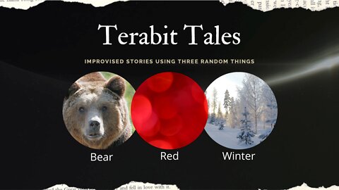 A bear in winter, and red for blood rage or fear?