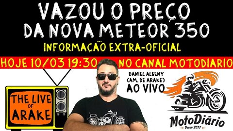 Vazou o Preço da NOVA METEOR 350 (EXTRA-OFICIAL), tendências da ROYAL ENFIELD para o BRASIL