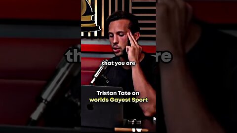 Tristan Tate on THE WORLD'S GAYEST SPORT🤣👀| Podcast