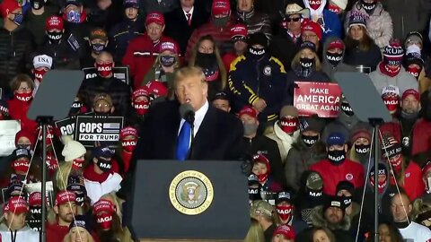 President Donald Trump in Waukesha, WI #Wisconsin