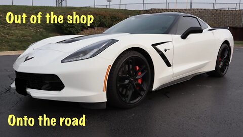 Completing the C7 Corvette repair and giving it a proper test drive.