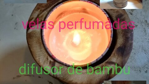 como fazer difusor para velas@bambu total