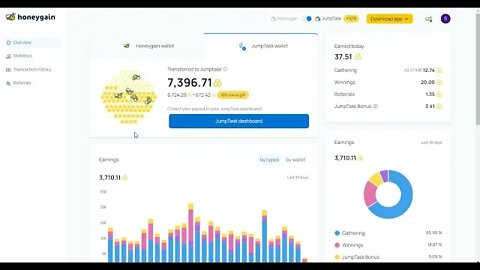 Get Free JMPT Crypto Token With Honeygain!