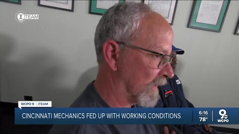 City mechanics scared to work at Cincinnati-owned garage