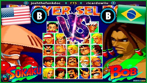 Real Bout Fatal Fury 2: The Newcomers (joshthefunkdoc Vs. ricardowiiu) [U.S.A Vs. Brazil]