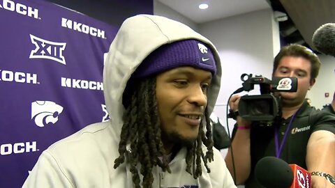 Kansas State Football | Treshaun Ward Postgame Interview | K-State 41, TCU 3