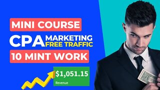 CPA Marketing for Beginners, CPA Marketing Free Traffic Method, Make Money Online, Earning