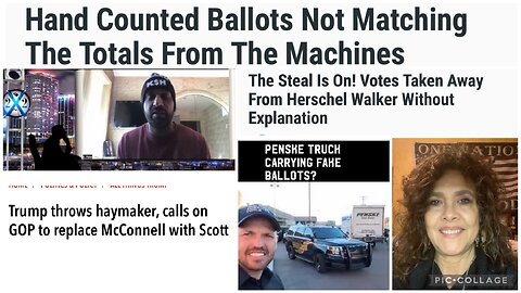 11/12/2022 Full Video Fraud-Real Time, LIndell watched! Kash Patel-Red Wave! E-pollbook ADDS voters!