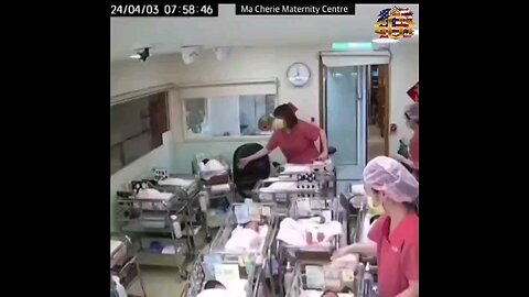 Nurses from a maternity center in Taiwan protected the babies during I found this very touching