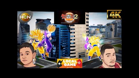 jogo de luta Dragonball Raging blast 2 multiplayer local game