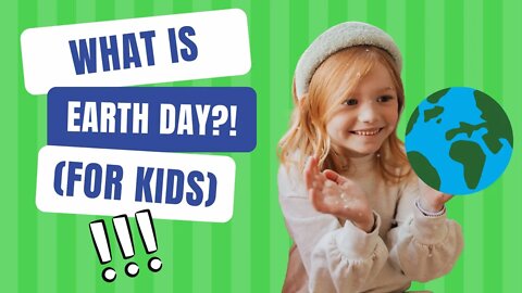 What is Earth Day? History Lesson for Kids about Earth Day with a Fun Craft Activity!