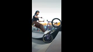 Insane pro bmx rider