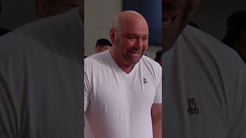 Dana White's reaction says it all! 🤯