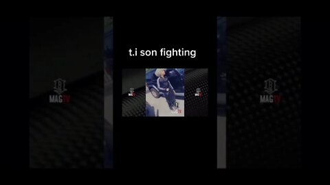 TI Son King Acting Gangsta for a Fight