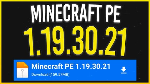 🔥 COMO BAIXAR MINECRAFT PE 1.19.30.21 - MCPE 1.19 - ANDROID - OFICIAL 🔥