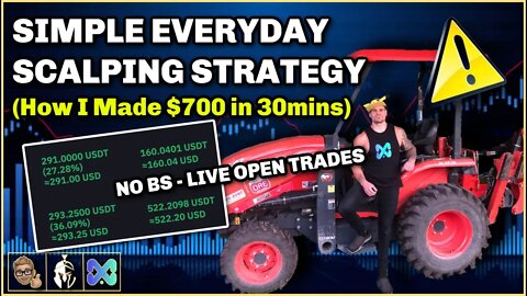 Easy Scalping Strategy (How I made $700 in 30 mins Scalping Bitcoin)