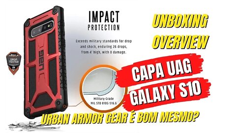 Case Urban Armor Gear Monarch para o Samsung Galaxy S10 - É boa Mesmo? | Geekmedia