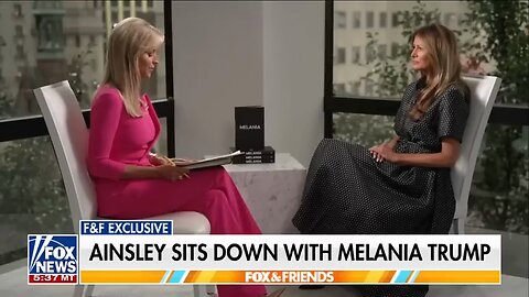 AINSLEY INTERVIEWS MELANIA TRUMP 🎺🇺🇸