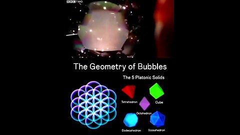 The Geometry Of Bubbles. Sacred Geometry Makes Up The Universe