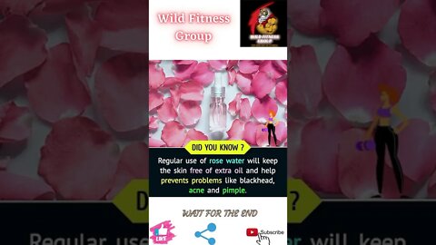 🔥Benefit of rose water🔥#shorts🔥#wildfitnessgroup🔥7 June 2022🔥