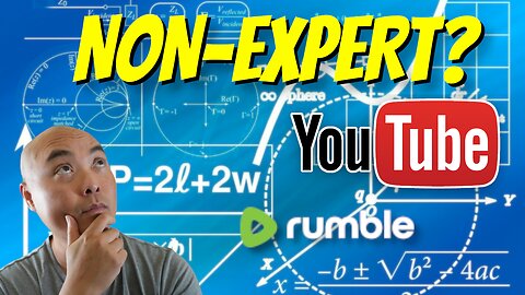 Non-Expert YouTube Advice?!!🤔