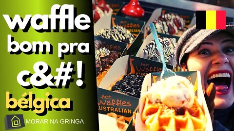 Waffle Australiano na Bélgica - Viver na Bélgica @Morar na Gringa dicas de viagem dicas de ingles