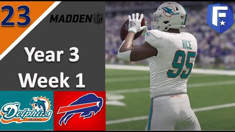 #23 Start Year 3 in a Division Bout vs Bills l Madden 21 Coach Carousel Franchise [Dolphins]