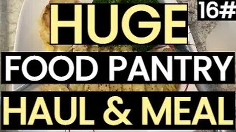 Food Pantry Haul & Food Bank Haul BLESSINGS! Frugal Living Vlog With Awesome Food Pantry Meals ENJOY