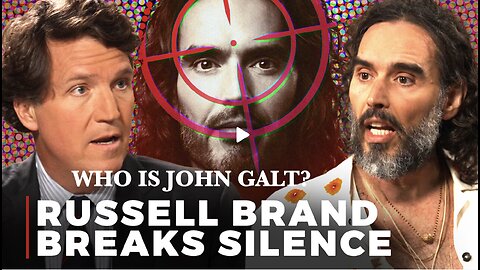 Tucker Carlson -Russell Brand Responds to Coordinated Smear Campaign Against Him. TY JGANON