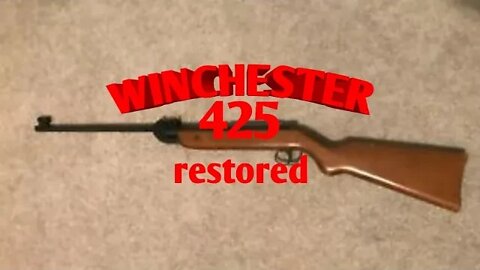 Winchester 425 Pellet rifle .22 restored