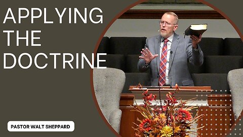 Applying The Doctrine--Wed Pm--Nov 1, 2023