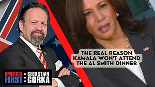 The real reason Kamala won't attend the Al Smith dinner. Sebastian Gorka on AMERICA First