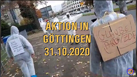 AKTION IN GÖTTINGEN (31.10.2020).