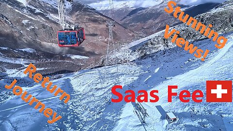 [4K] Skiing Saas Fee, The Stunning Return Journey - Early Season! Wallis Switzerland, GoPro HERO11