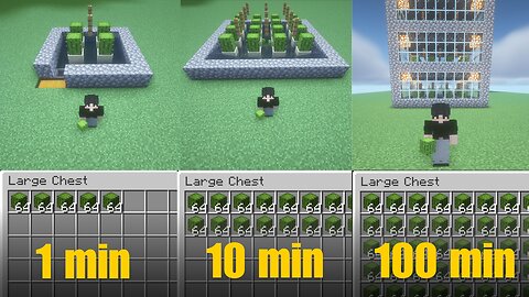 3-in-1 Cactus Farms🌵⏱ How to make Cactus Farm in Minecraft 1.21 Tutorial