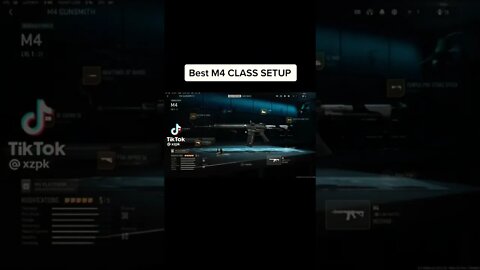 Call Of Duty MW2 Best M4 Class Set Up🔱 #cod #shorts #gaming #codmobile #modernwarfare2