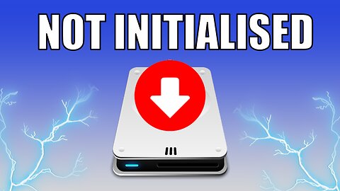 How To Initialise A Disk Drive (New Simple Volume Grayed Out)