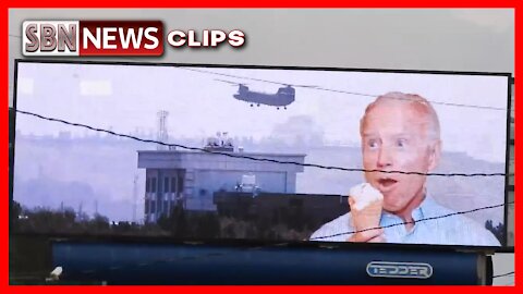 Digital Billboard in NC Puts Up a Meme Mocking Sleepy Joe for the Afghanistan Disaster. - 3110