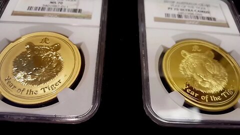 Lunar Tiger Gold Coin Set!