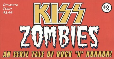 KISS ZOMBIES Comic Book Cover Collection